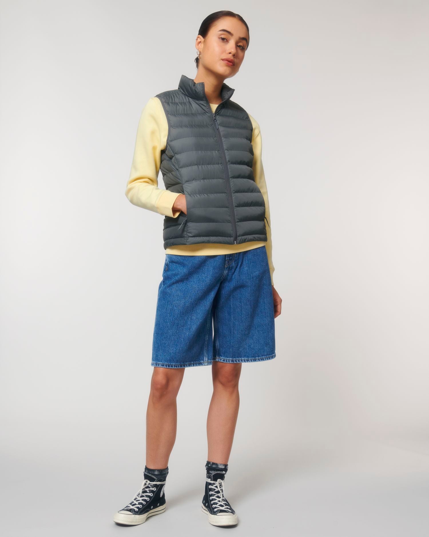 Wattierte Jacke Stella Climber in Farbe Deep Metal