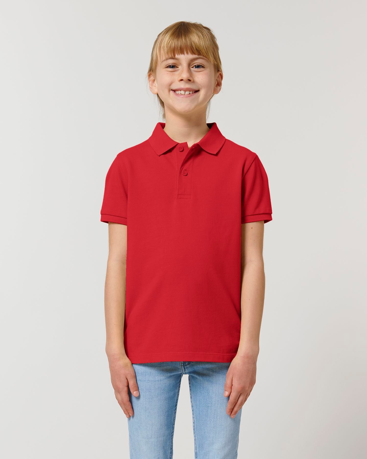 Kids Poloshirt Mini Sprinter in Farbe Red