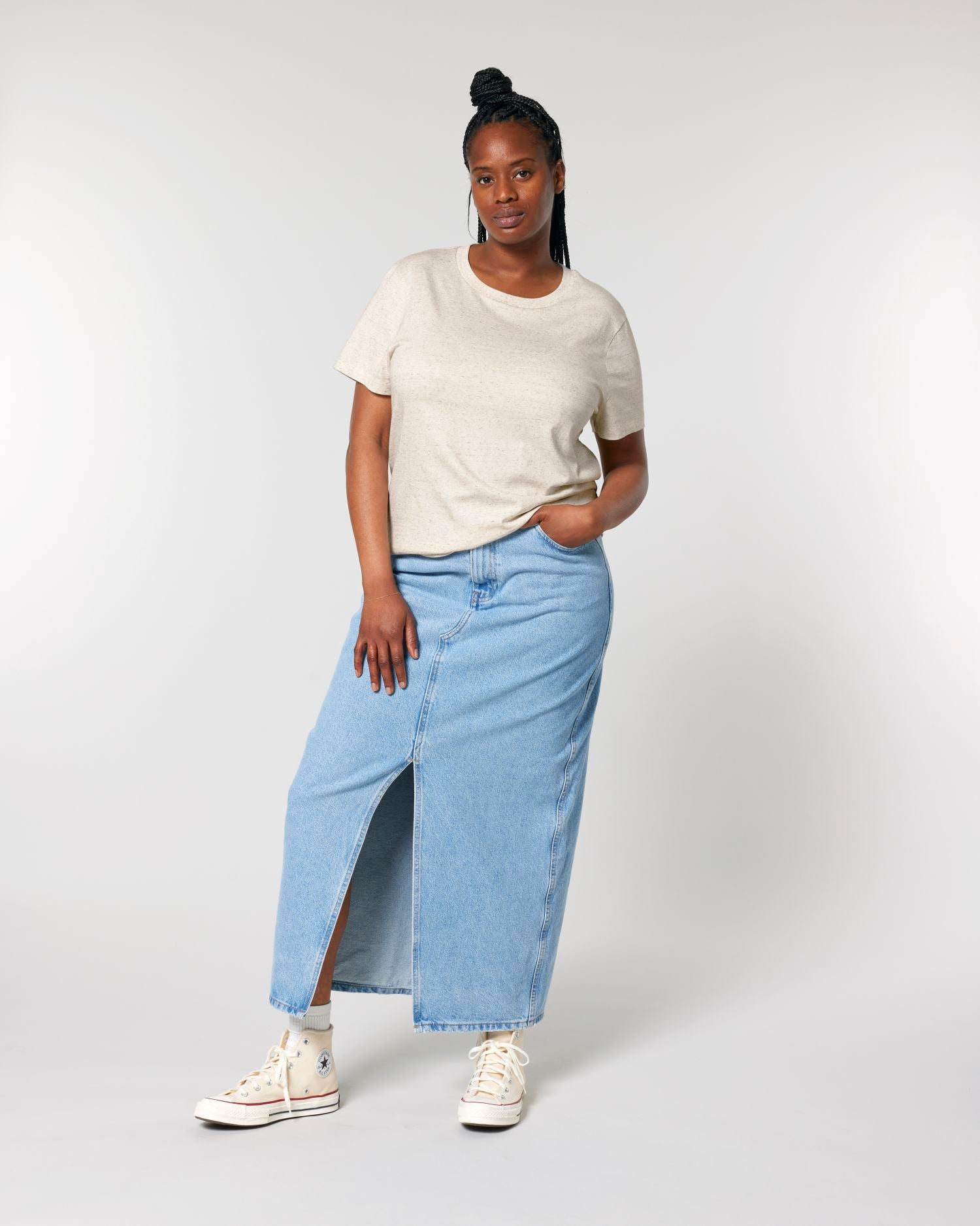 T-Shirt Stella Muser in Farbe Eco-Heather