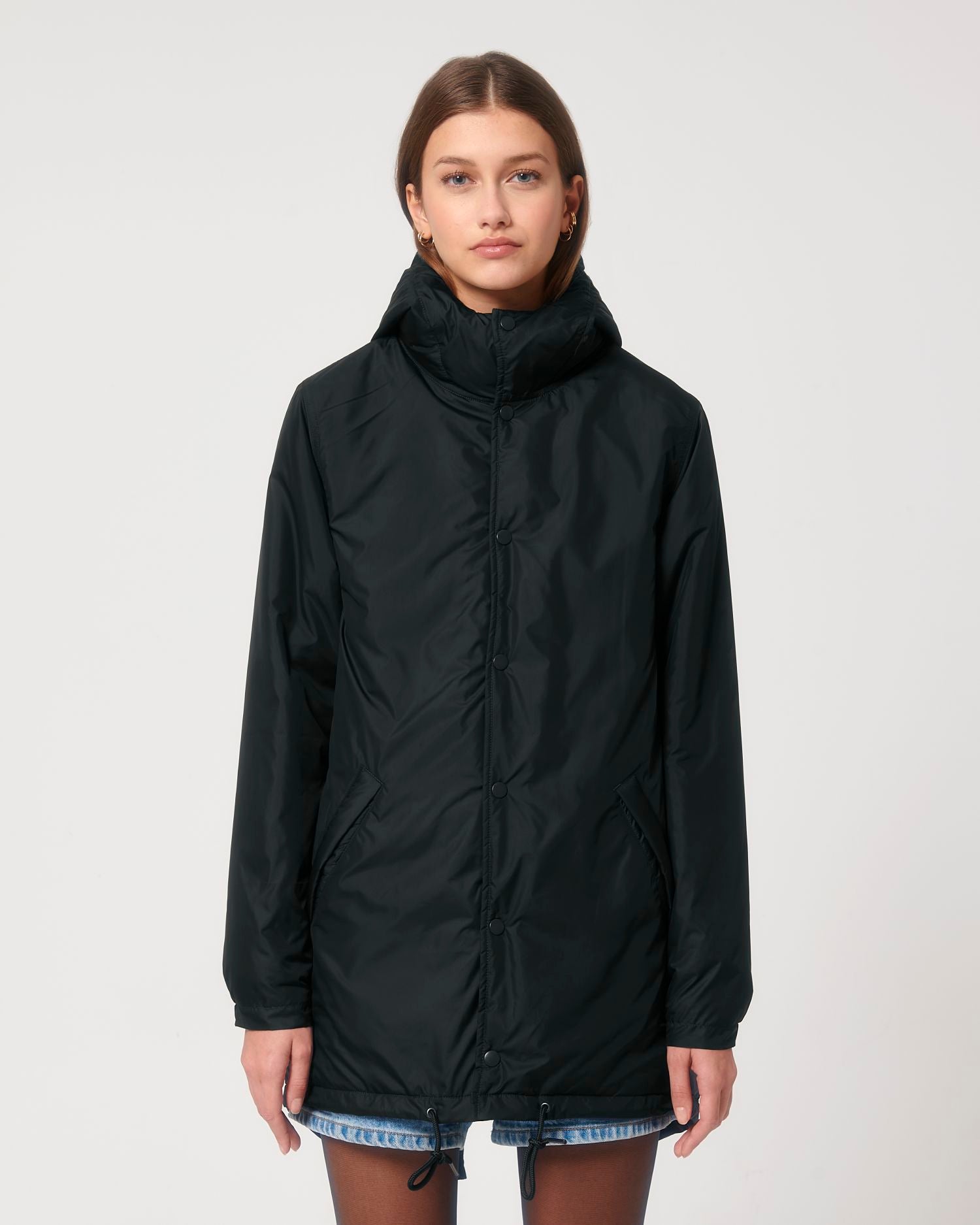 Padded Parker in Farbe Black