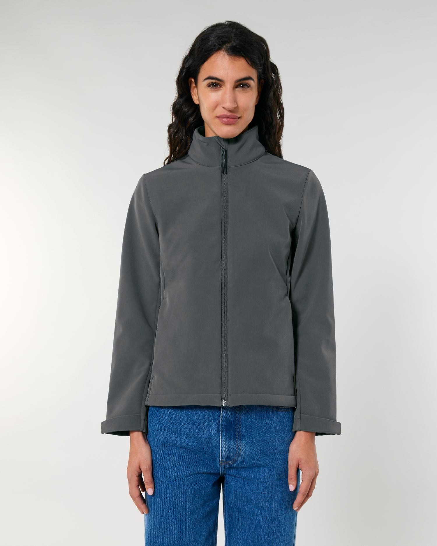 Ungefütterte Jacke Stella Navigator in Farbe Anthracite