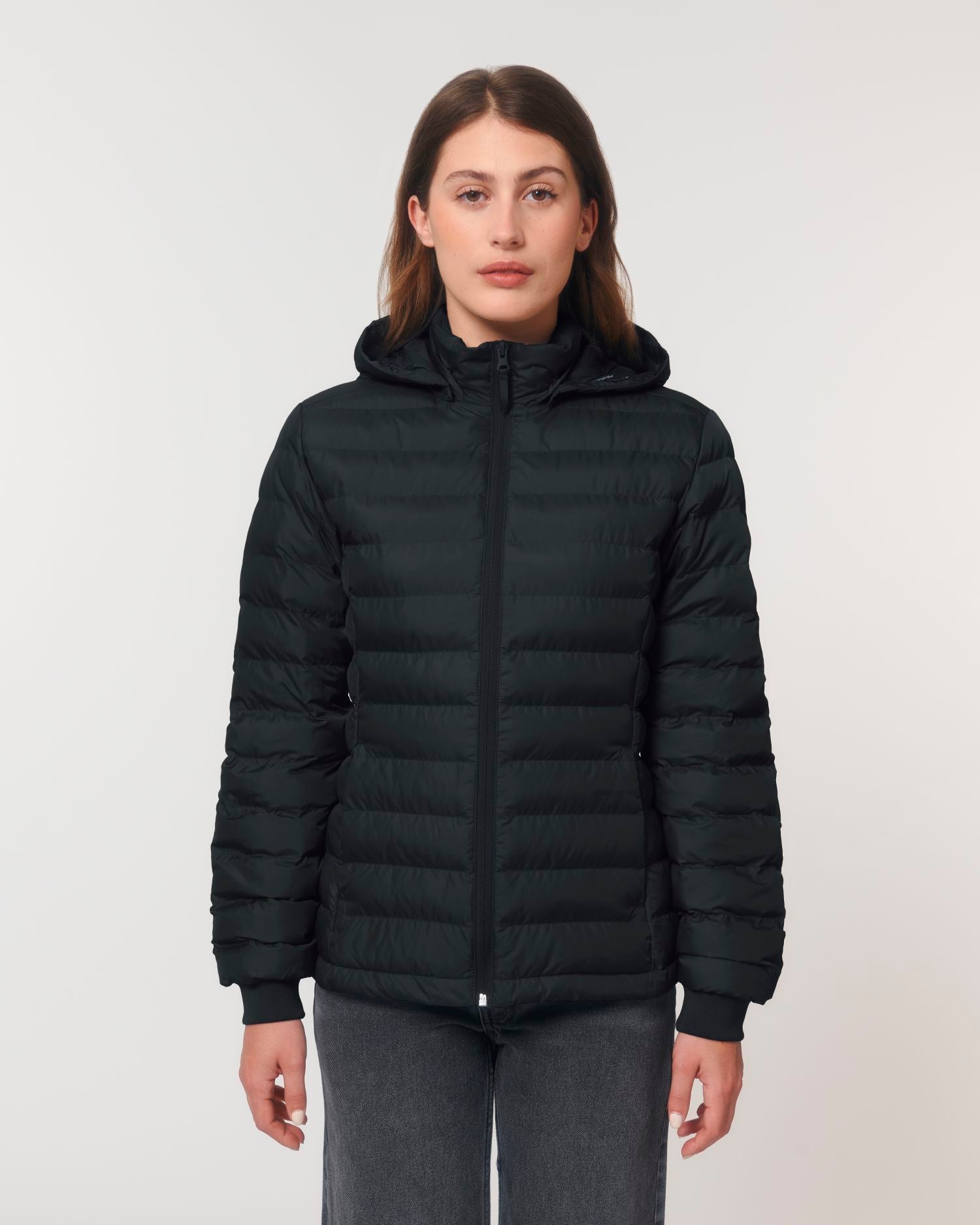 Wattierte Jacke Stella Voyager in Farbe Black