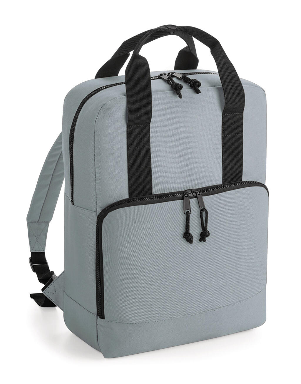Recycled Twin Handle Cooler Backpack in Farbe Black