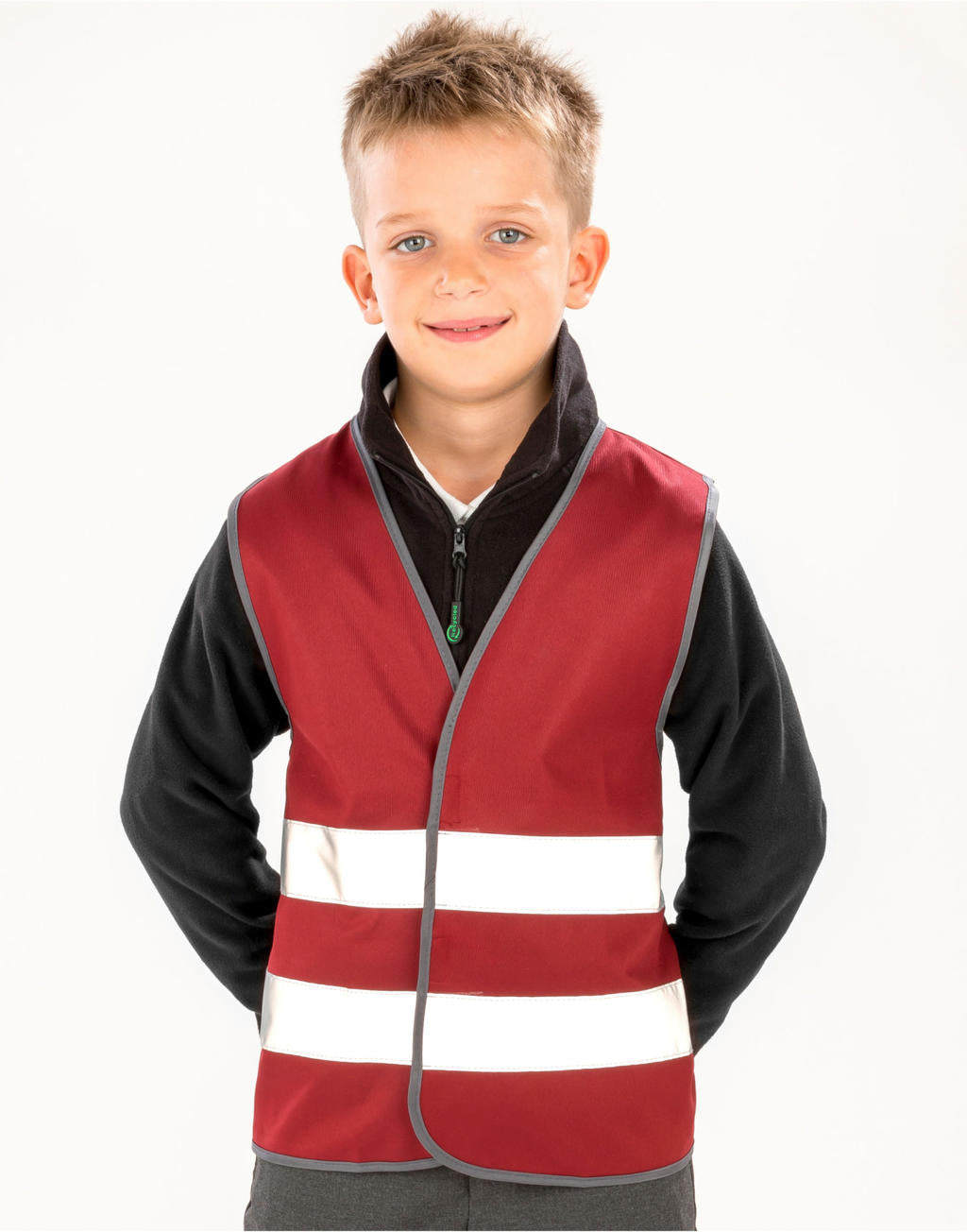 Junior Enhanced Visibility Vest in Farbe Navy