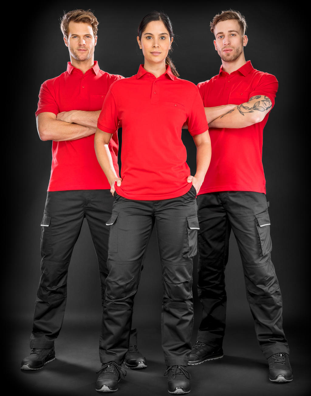 Apex Polo Shirt in Farbe White
