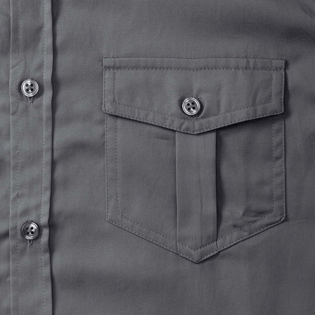 Men's Roll Sleeve Shirt in Farbe White