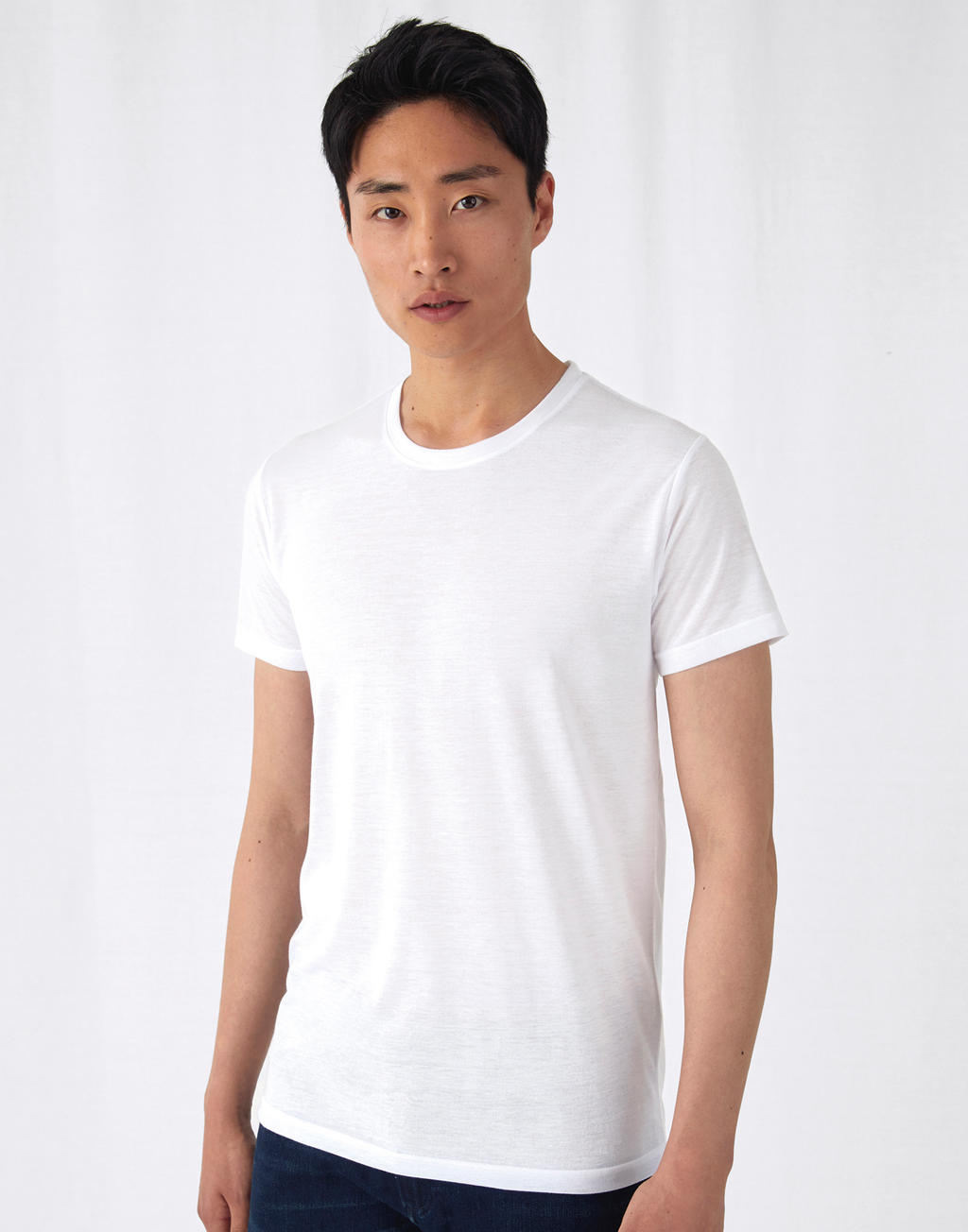  Sublimation/men T-Shirt in Farbe White