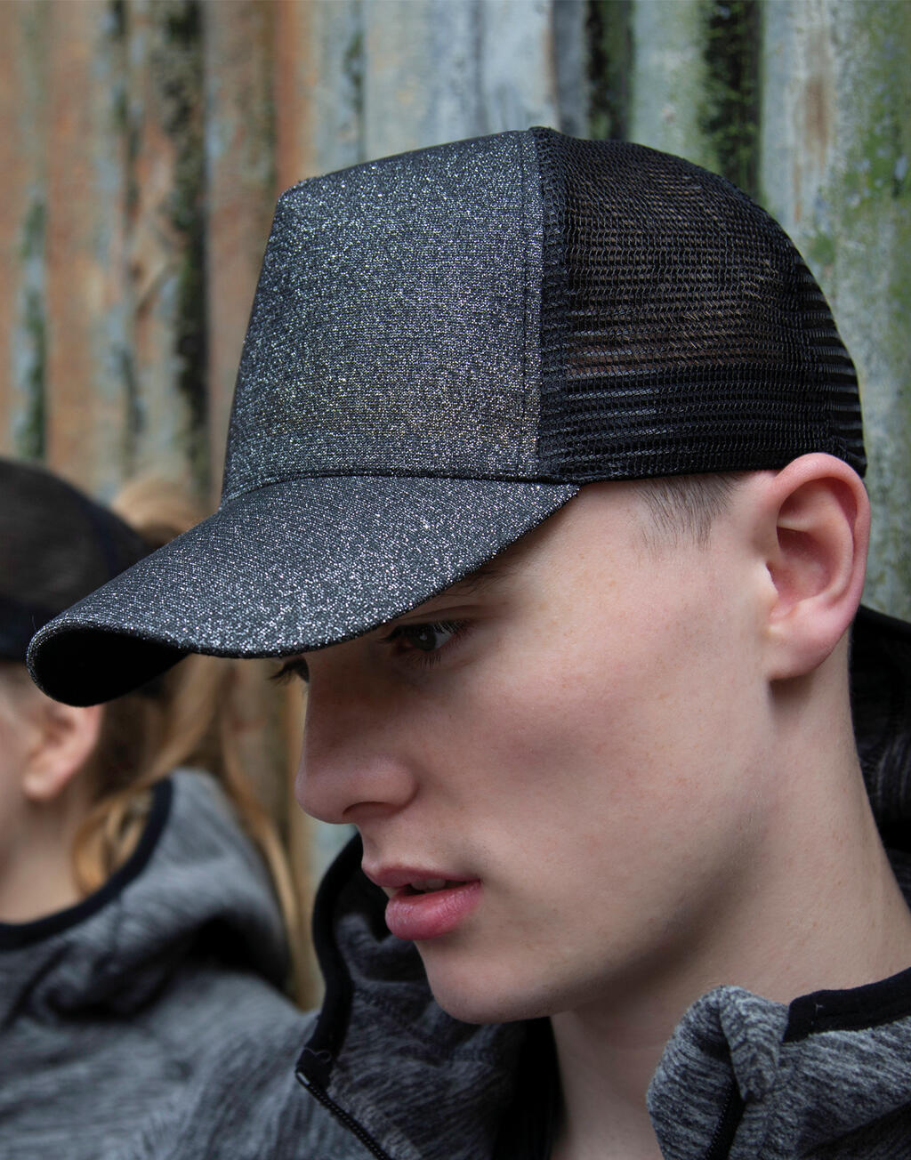  New York Sparkle Cap in Farbe Black