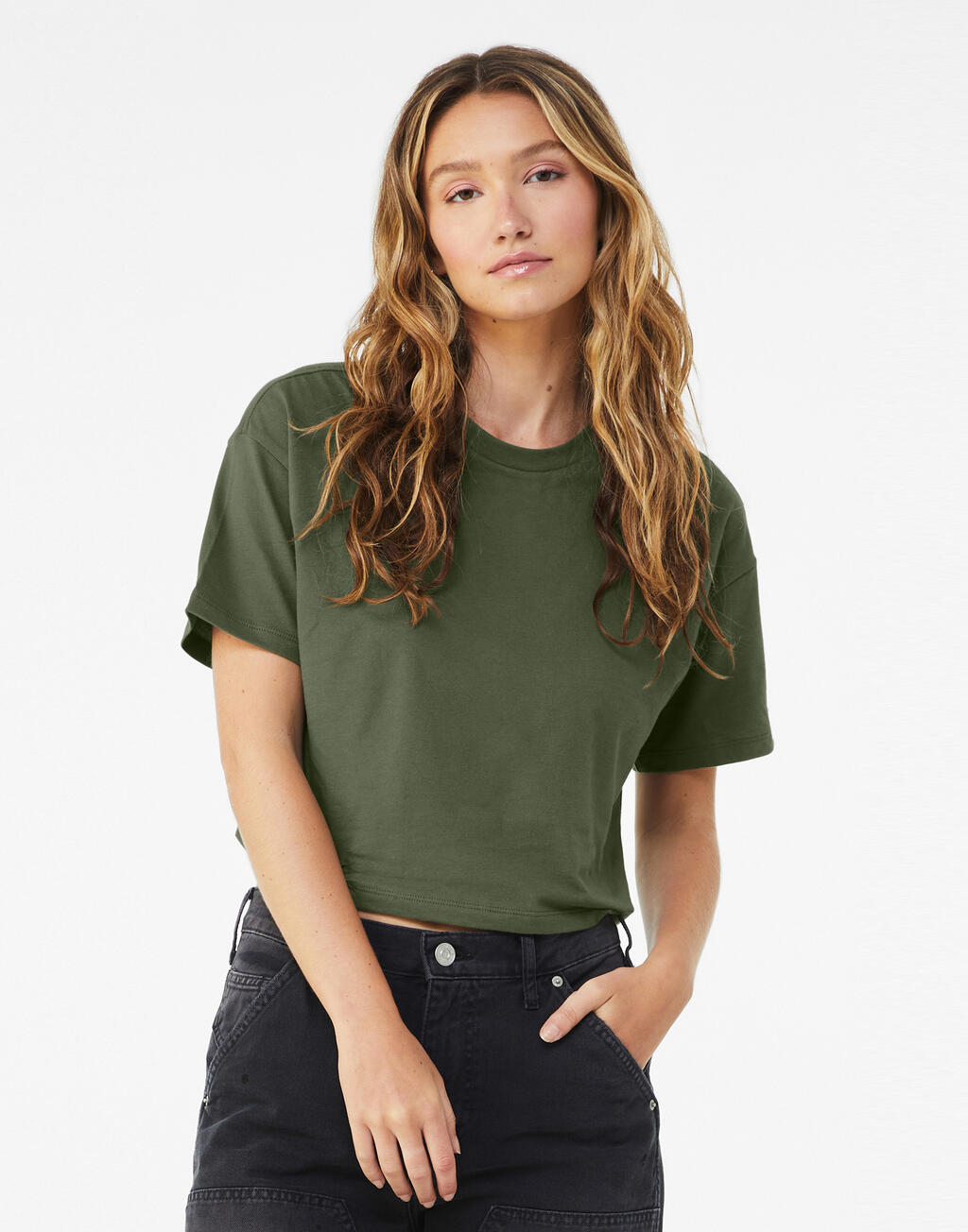 Women's Jersey Crop Tee - ShirtStore