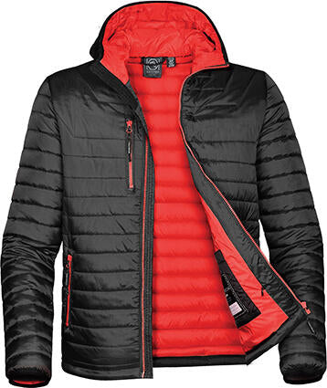  Women's Gravity Thermal Jacket in Farbe Black/True Red
