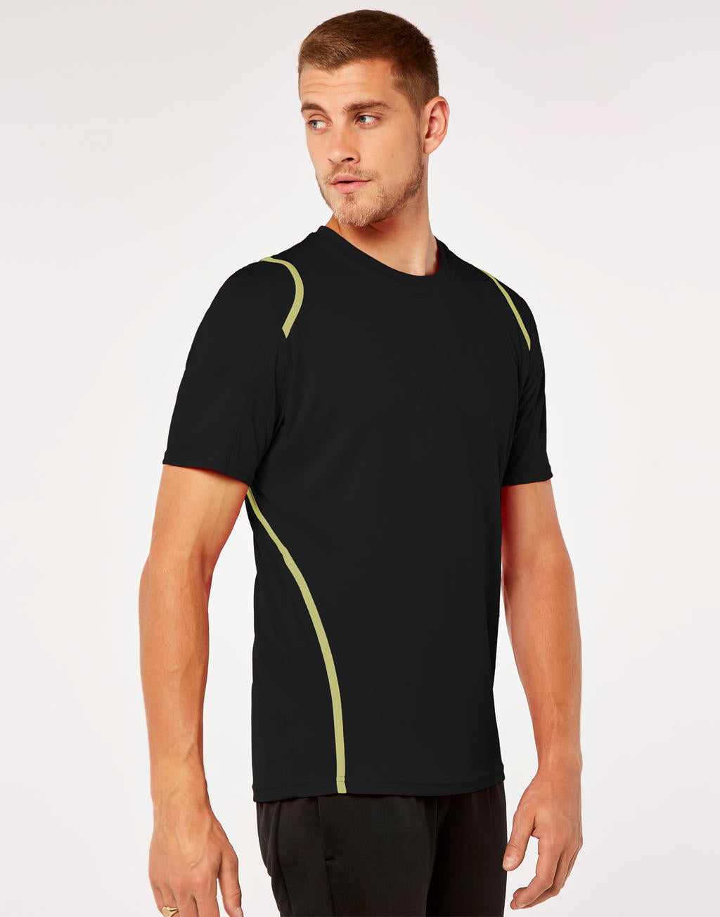  Regular Fit Cooltex® Contrast Tee in Farbe White/White