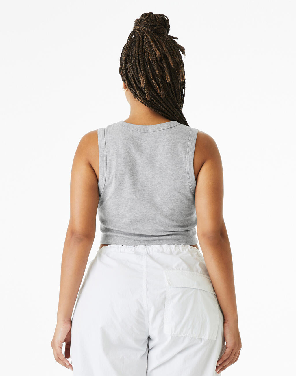 Women's Micro Rib Muscle Crop Tank - ShirtStore