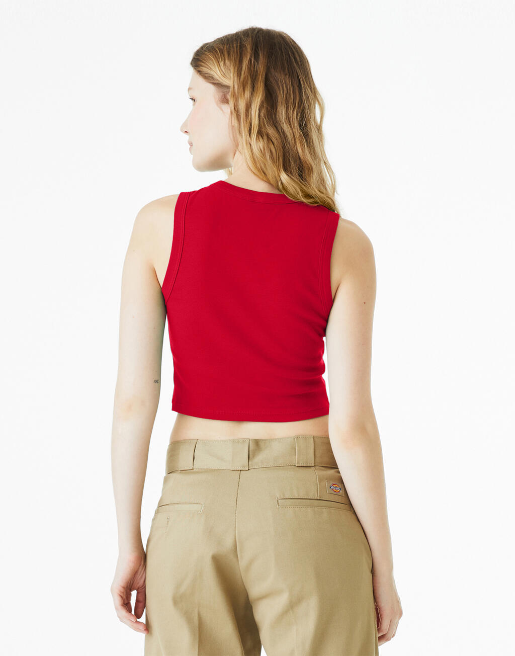 Women's Micro Rib Muscle Crop Tank - ShirtStore