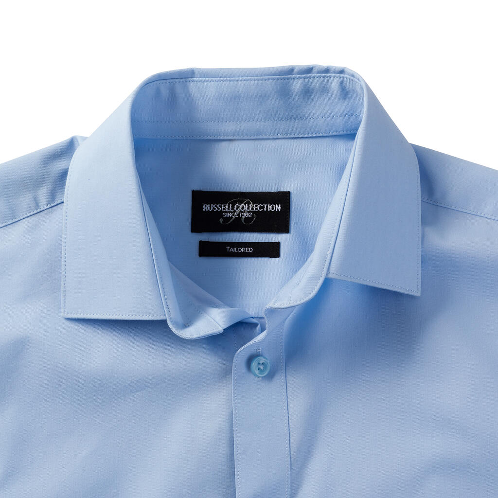  Men's Tailored Coolmax® Shirt in Farbe White