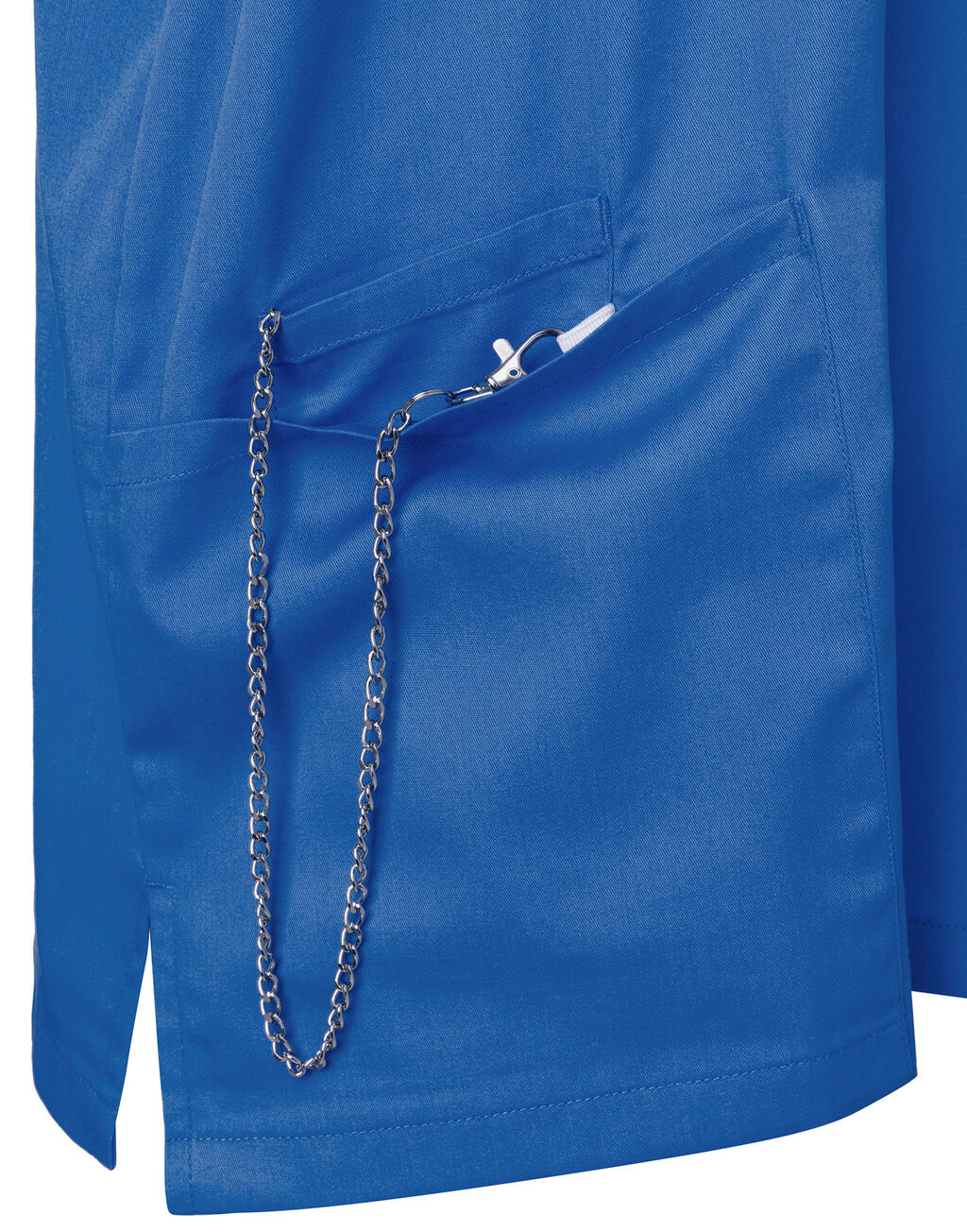  Men's Slip-on Tunic Essential Short Sl. in Farbe White