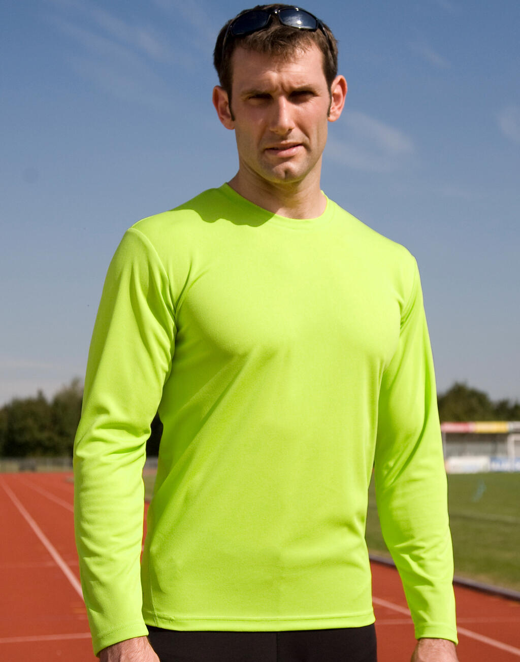  Performance T-Shirt LS in Farbe White