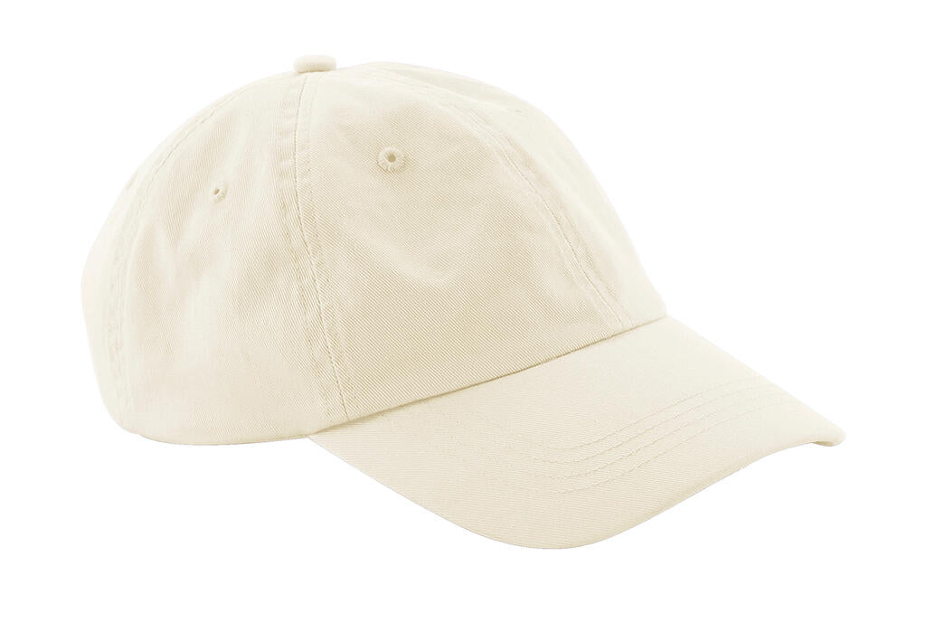  Low Profile 6 Panel Dad Cap in Farbe Beige
