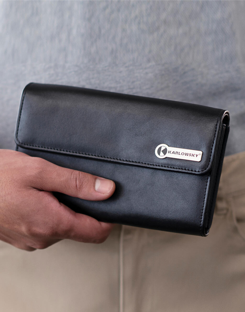 Waiter's Wallet with Press Stud - ShirtStore
