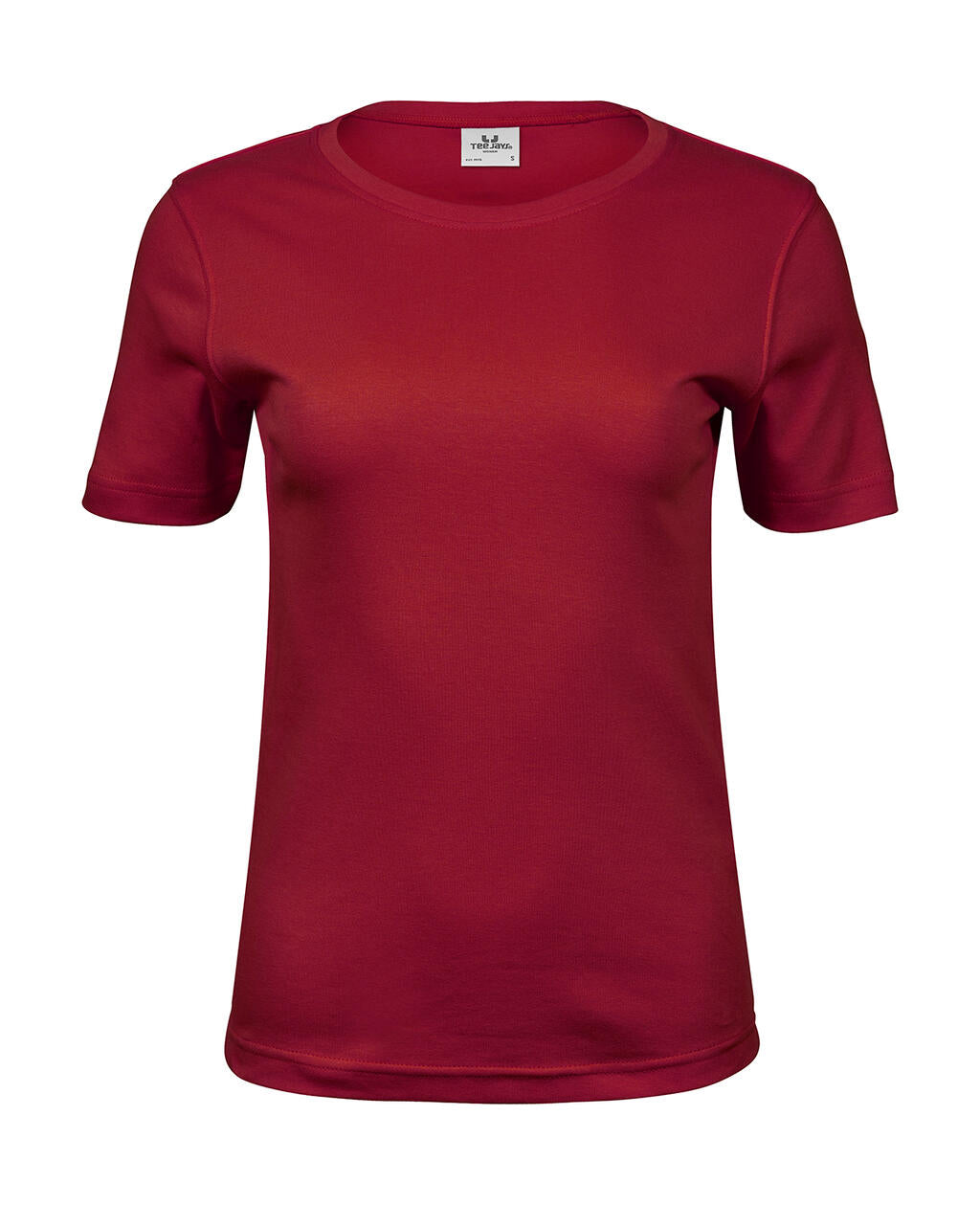 Ladies' Interlock T-Shirt in Farbe Deep Red