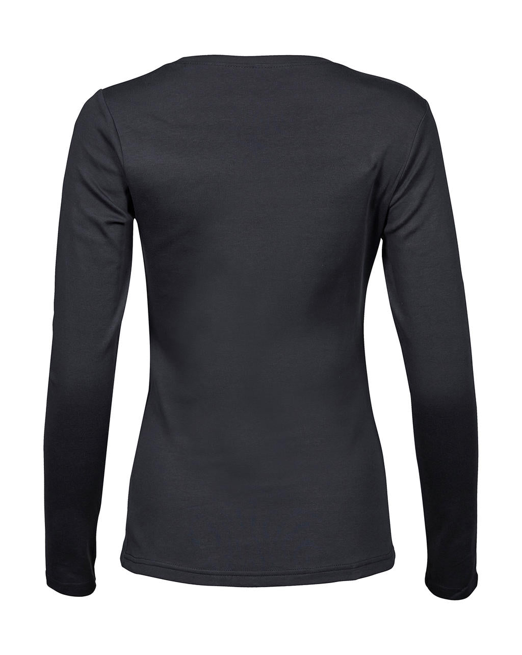  Ladies' LS Interlock T-Shirt in Farbe White