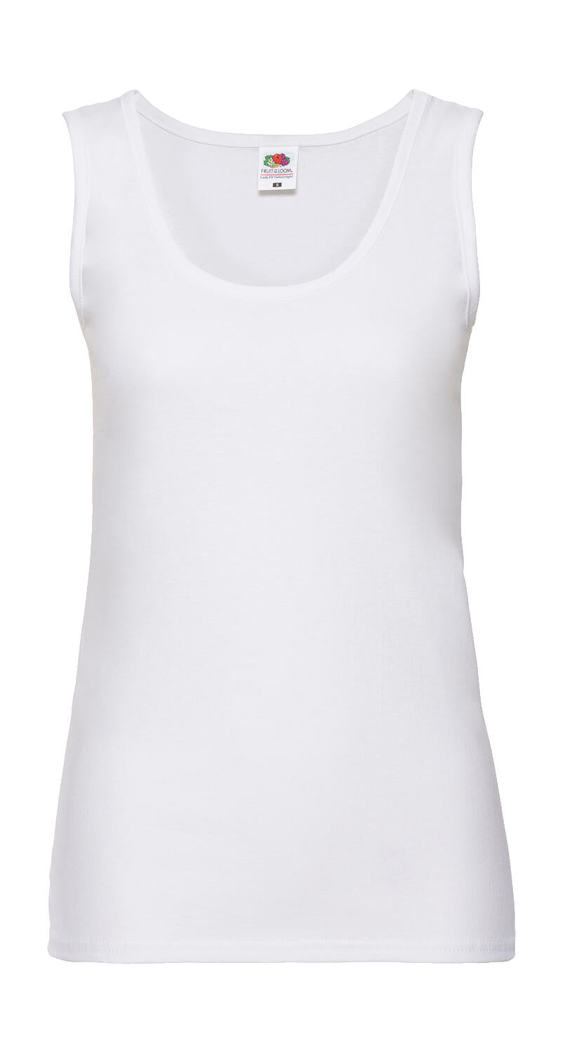  Ladies' Valueweight Vest in Farbe White