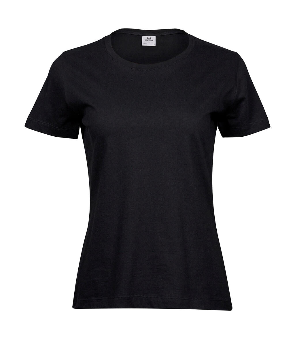  Ladies' Sof Tee in Farbe Black