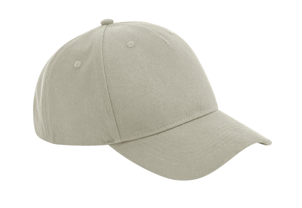  Organic Cotton 5 Panel in Farbe Stone