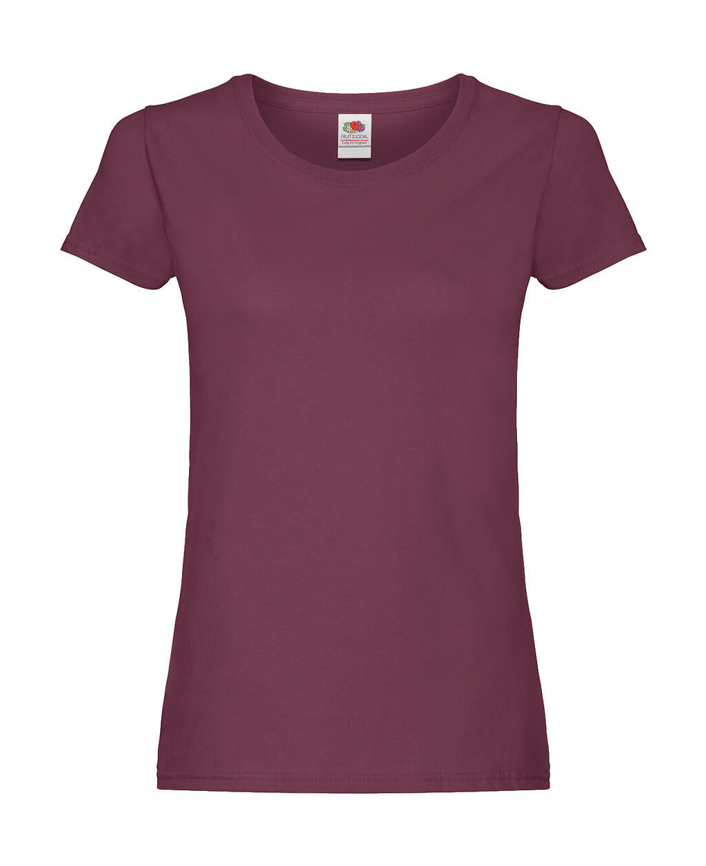  Ladies' Original T in Farbe Burgundy