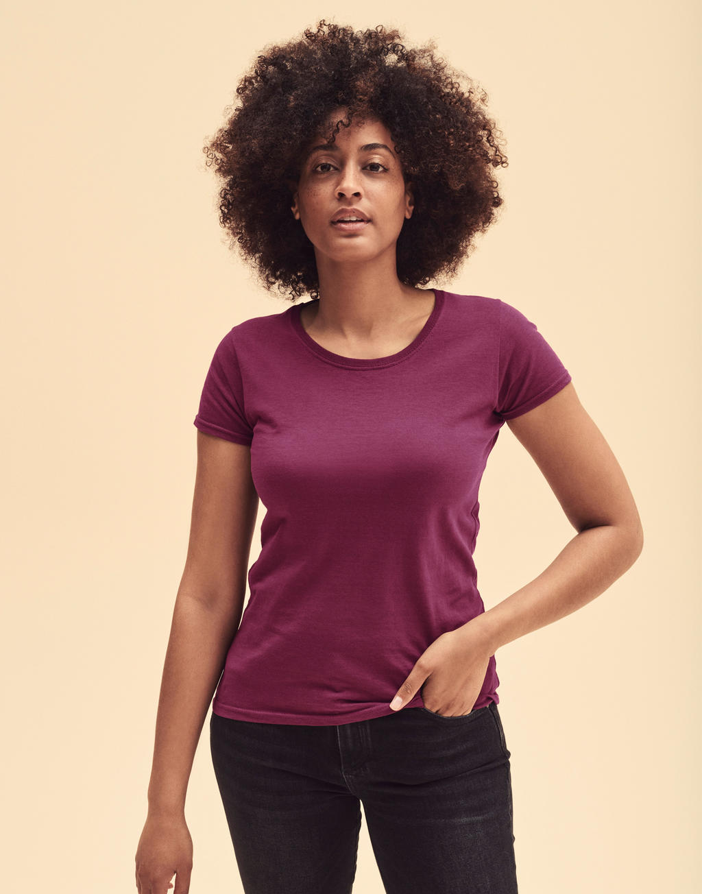 Ladies' Original T in Farbe White