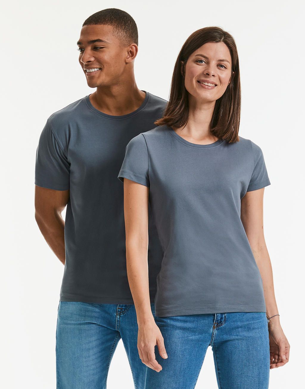  Men's Pure Organic Heavy Tee in Farbe White