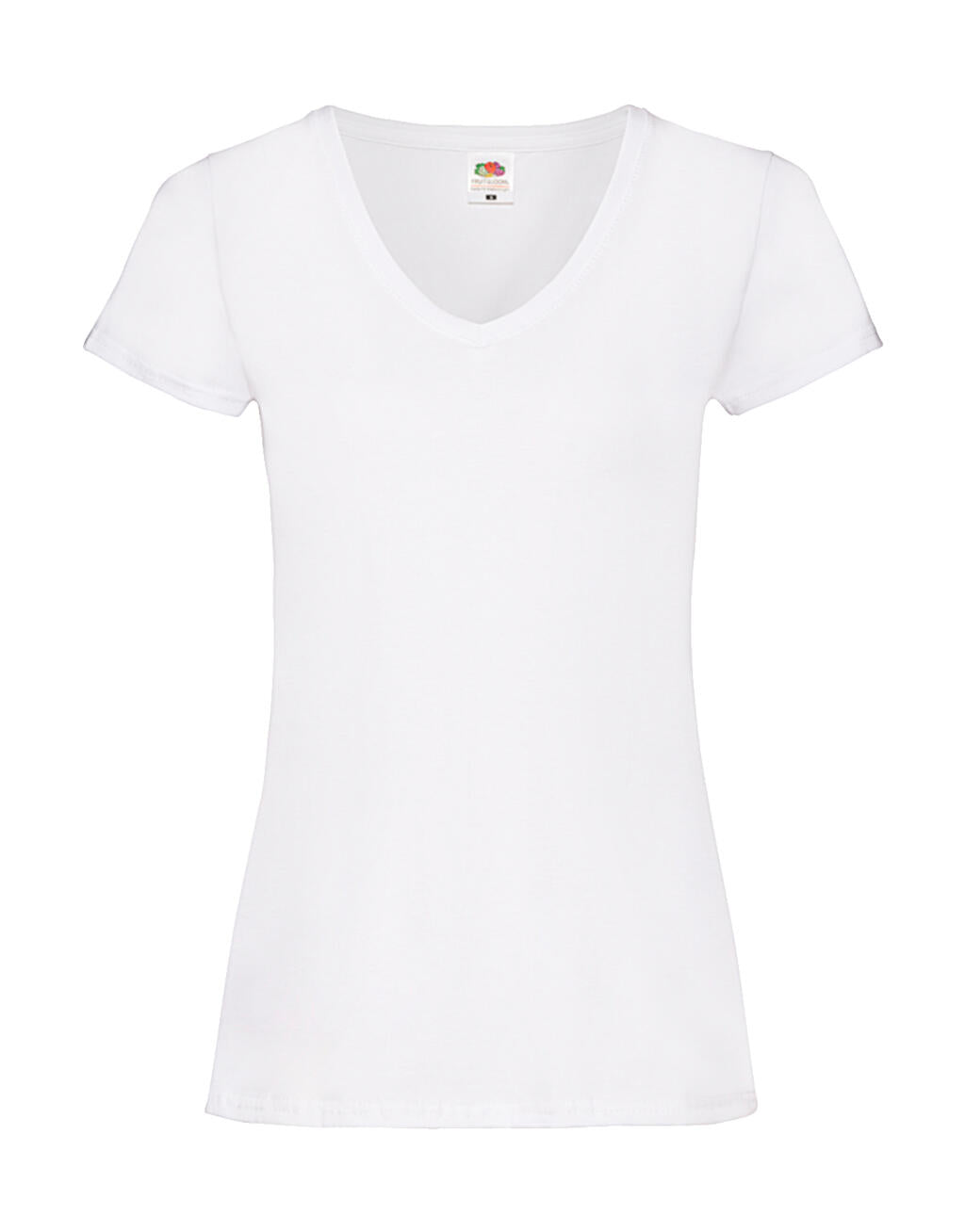  Ladies' Valueweight V-Neck T in Farbe White