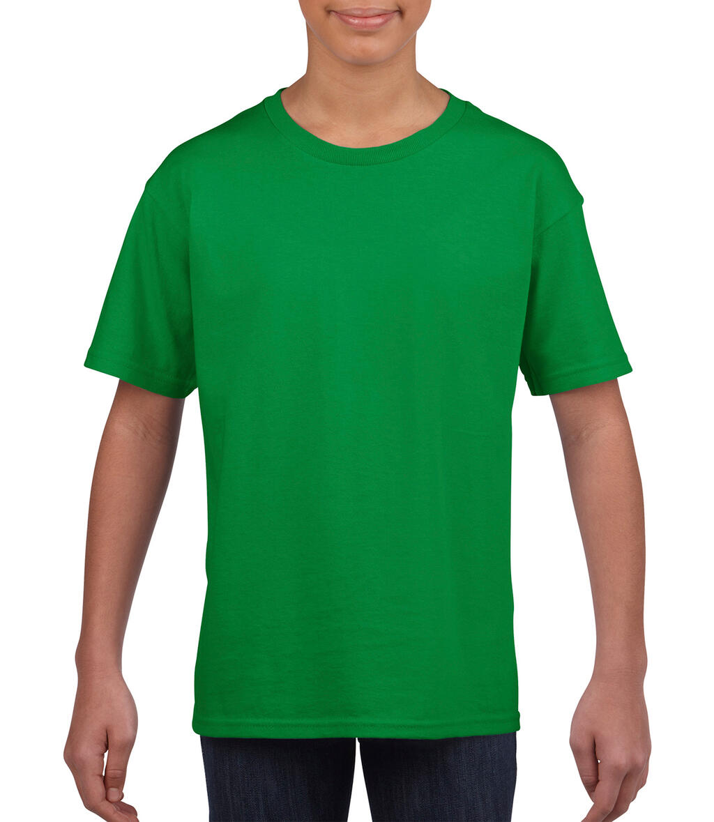  Softstyle® Youth T-Shirt in Farbe Irish Green