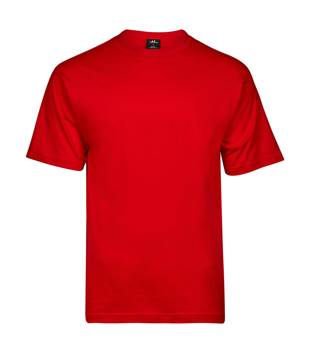  Basic Tee in Farbe Red