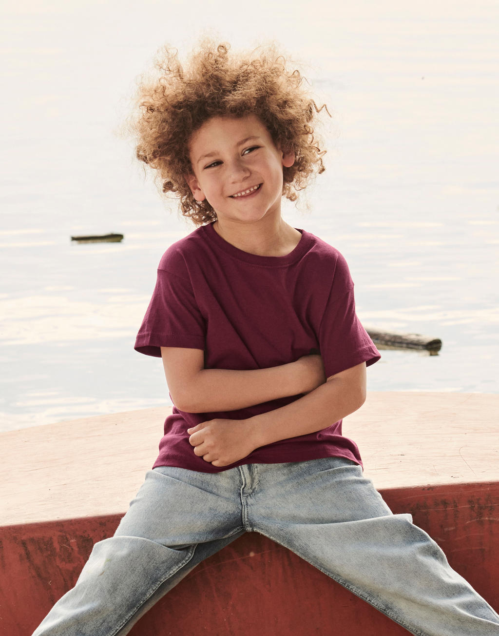  Kids Valueweight T in Farbe White