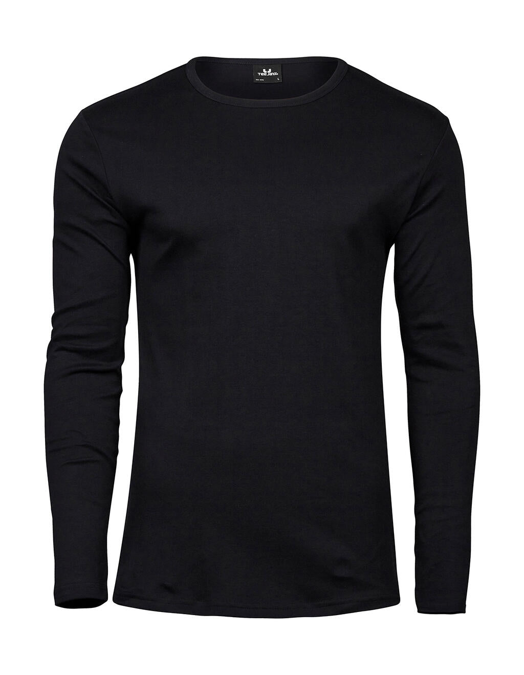  Men's LS Interlock T-Shirt in Farbe Black