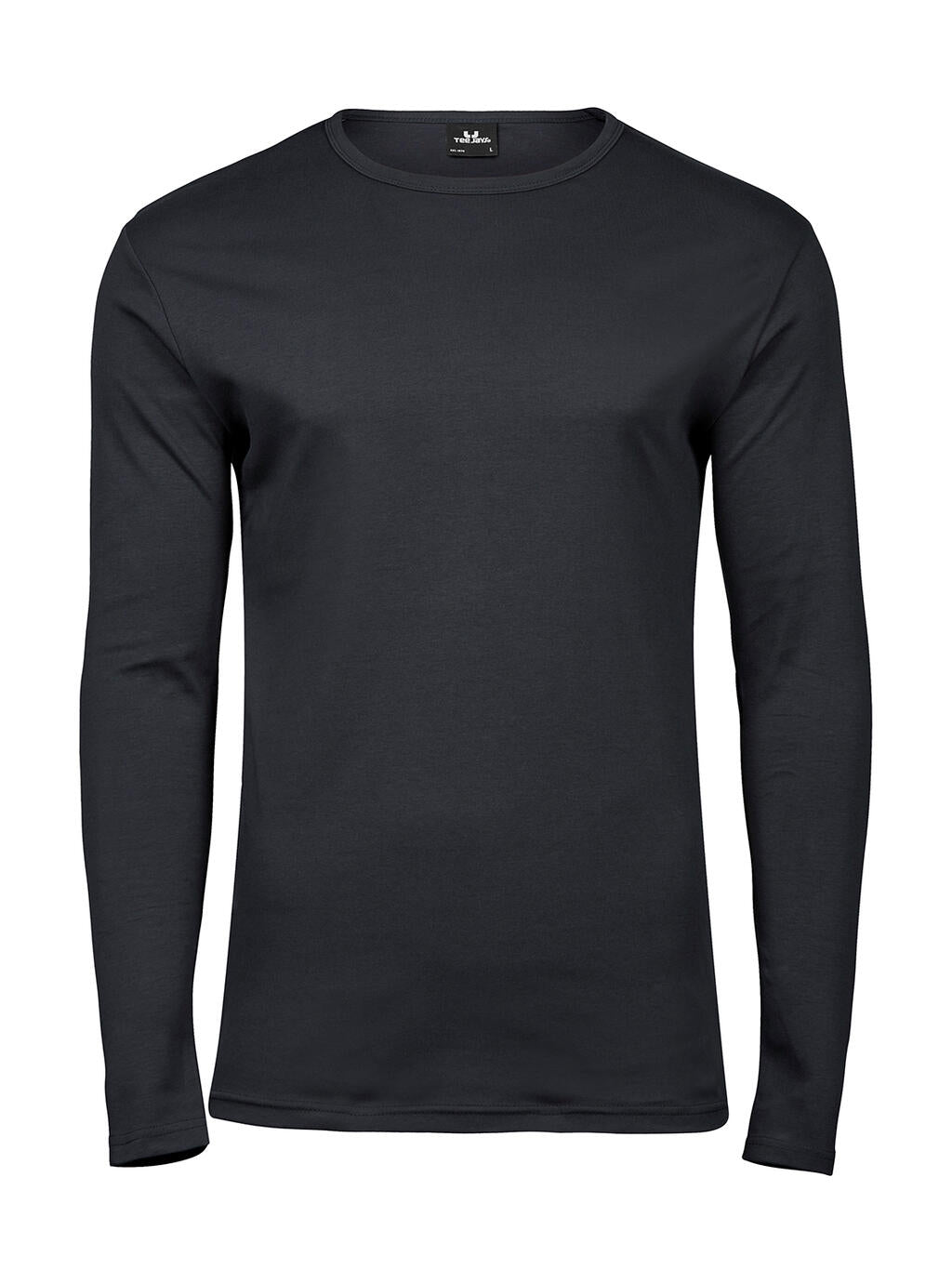  Men's LS Interlock T-Shirt in Farbe Dark Grey