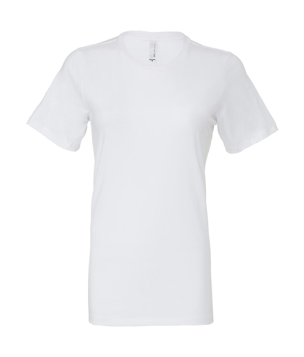  Women's Relaxed Jersey Short Sleeve Tee in Farbe White