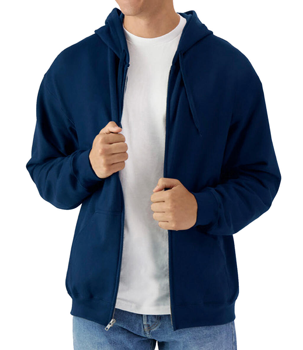 Softstyle Midweight Full Zip Hooded Sweat - ShirtStore