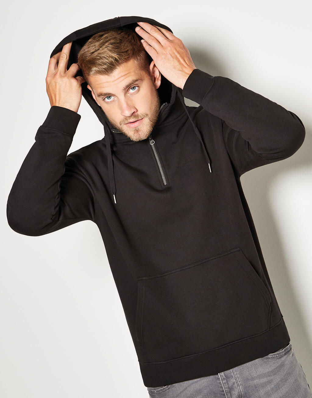 Regular Fit 1/4 Zip Hoodie - ShirtStore