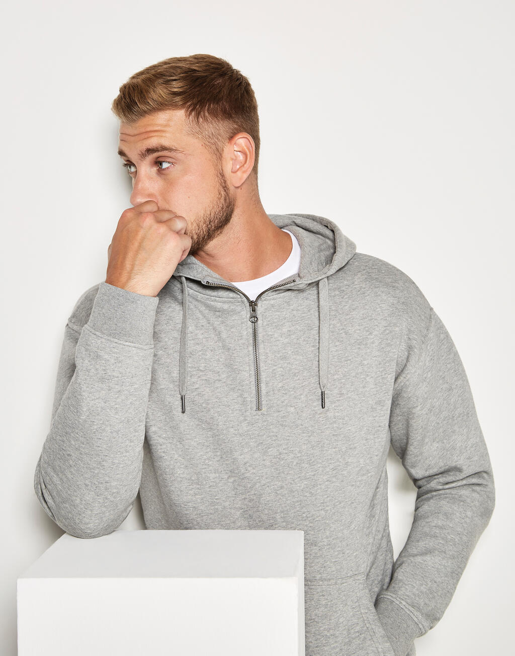 Regular Fit 1/4 Zip Hoodie - ShirtStore