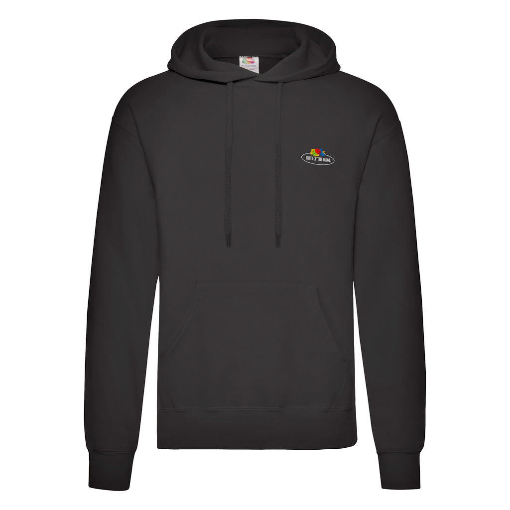  Vintage Hooded Sweat Classic Small Logo Print in Farbe Black