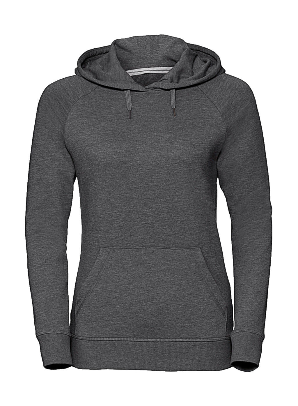  Ladies' HD Hooded Sweat in Farbe Grey Marl