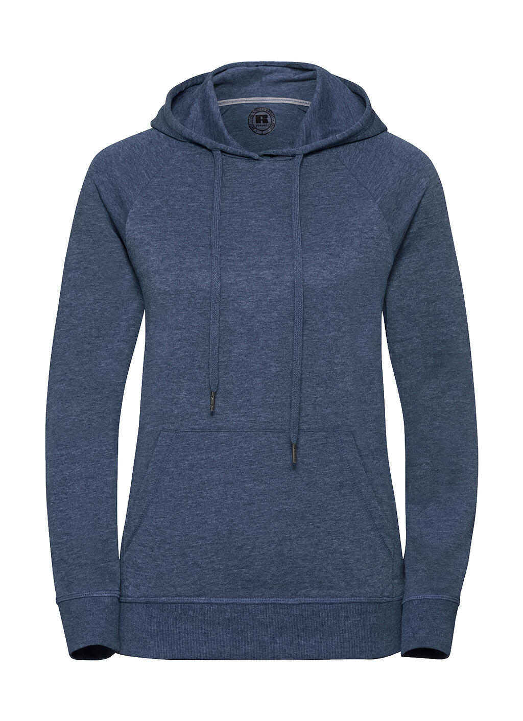  Ladies' HD Hooded Sweat in Farbe Bright Navy Marl
