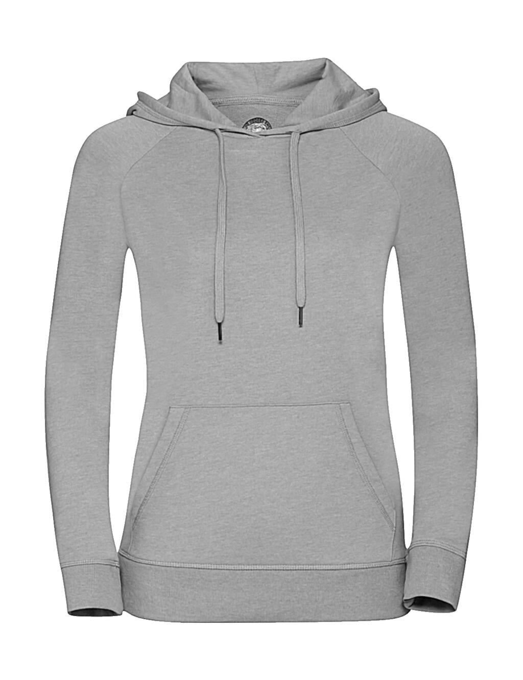  Ladies' HD Hooded Sweat in Farbe Silver Marl