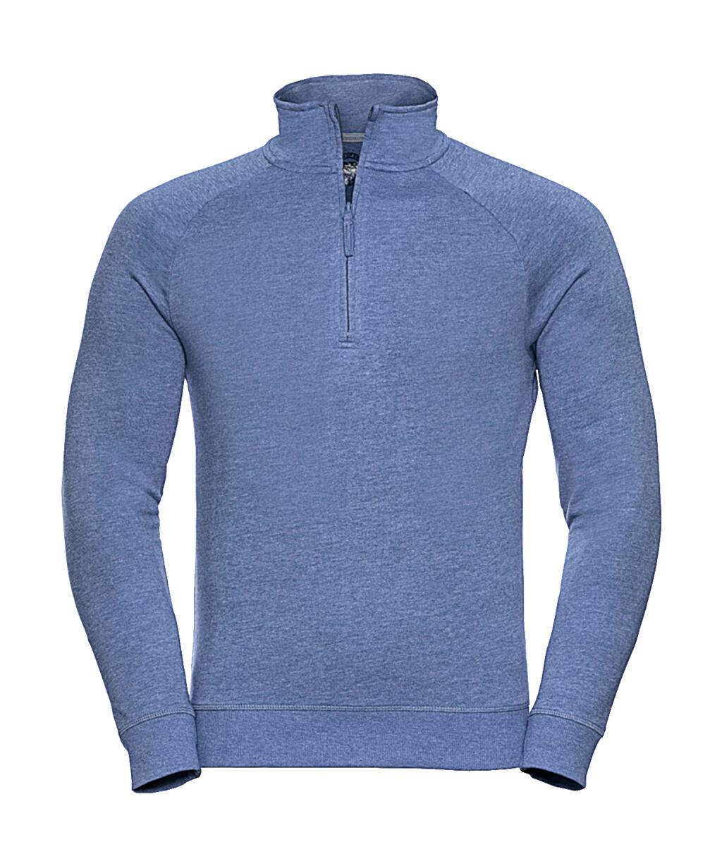  Men's HD 1/4 Zip Sweat in Farbe Blue Marl