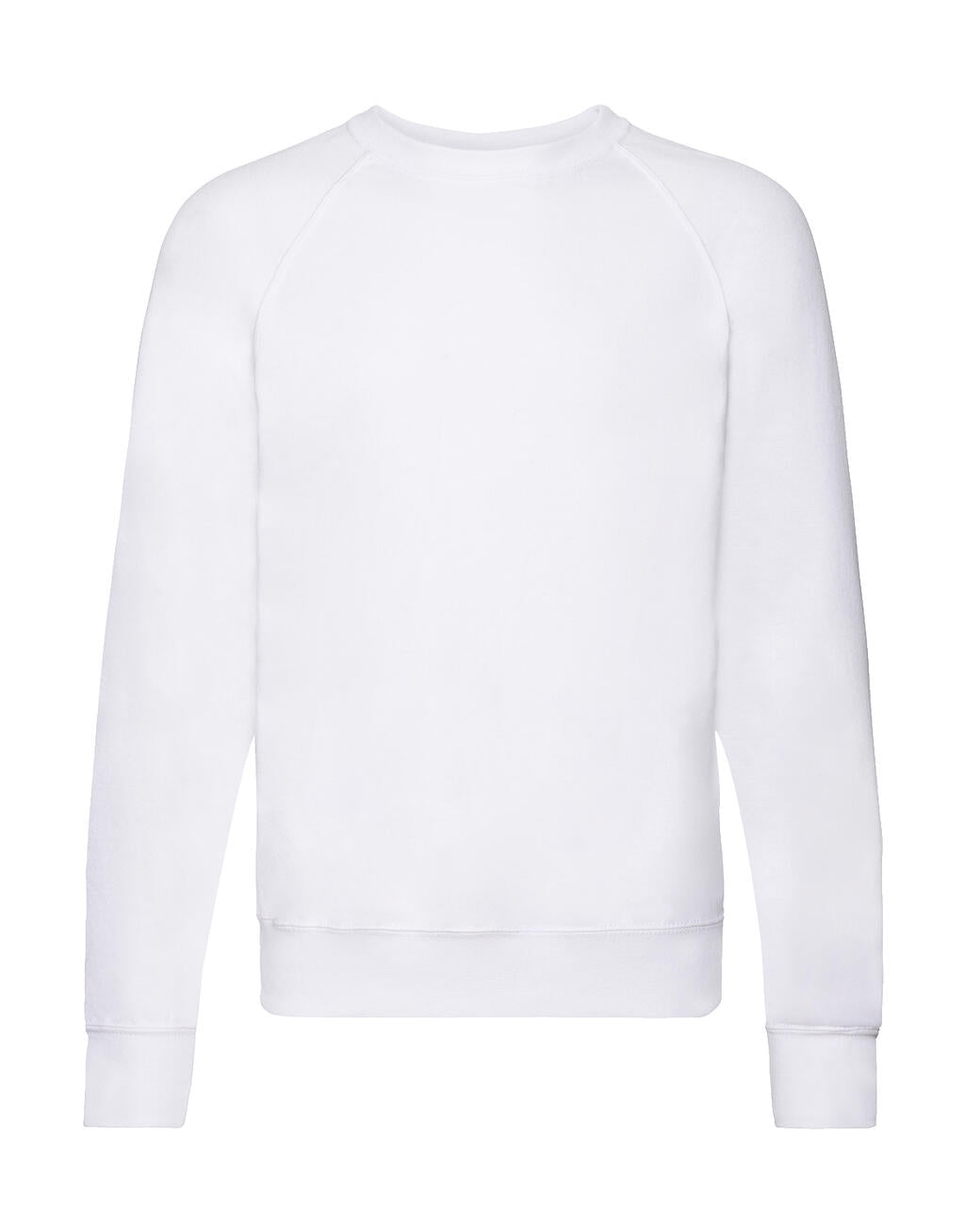  Lightweight Raglan Sweat in Farbe White
