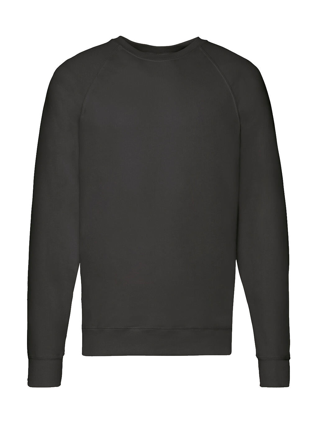  Lightweight Raglan Sweat in Farbe Black