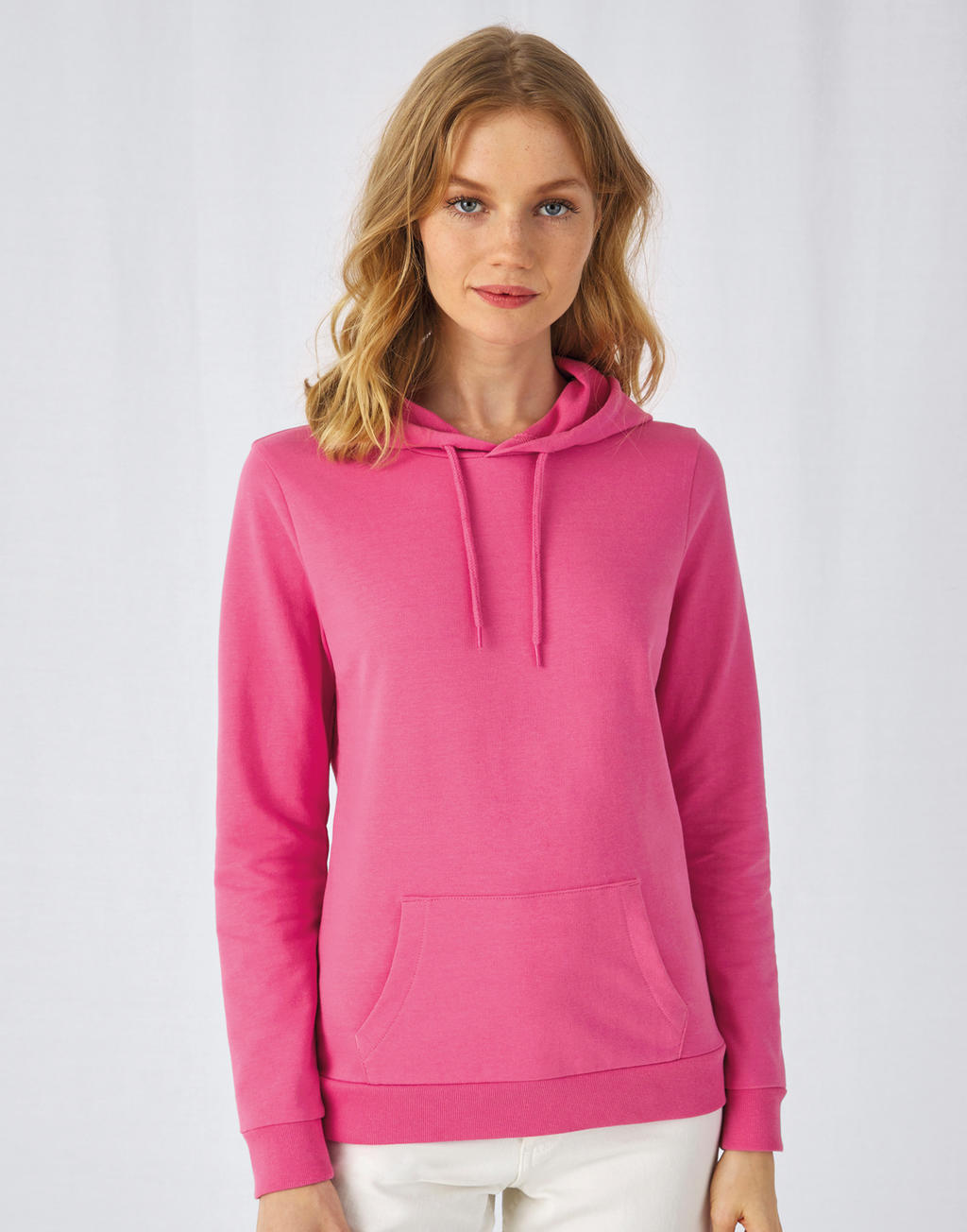  #Hoodie /women French Terry in Farbe White