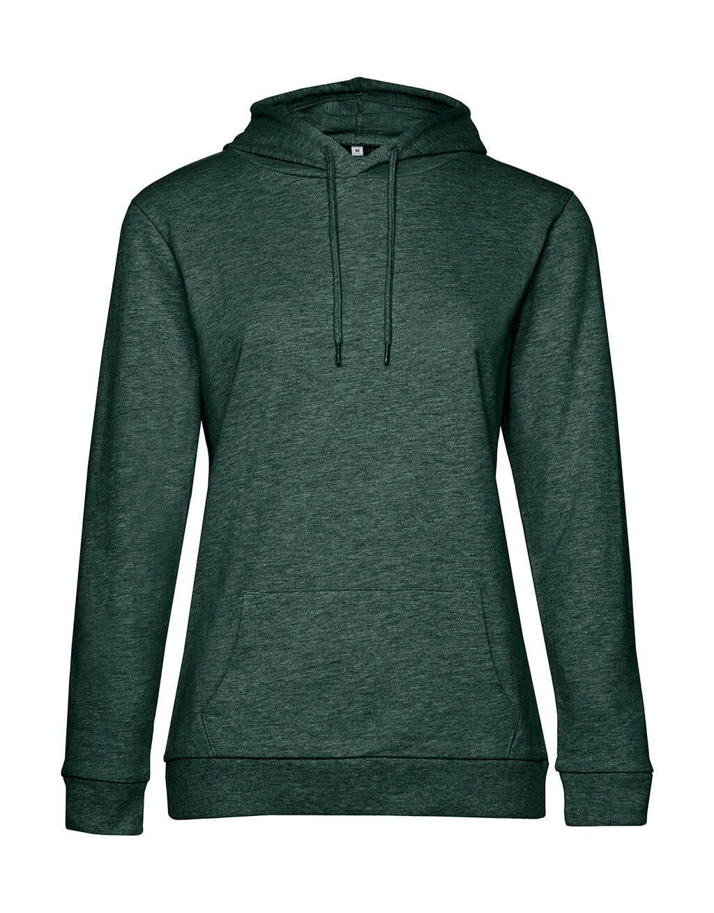  #Hoodie /women French Terry in Farbe Heather Dark Green