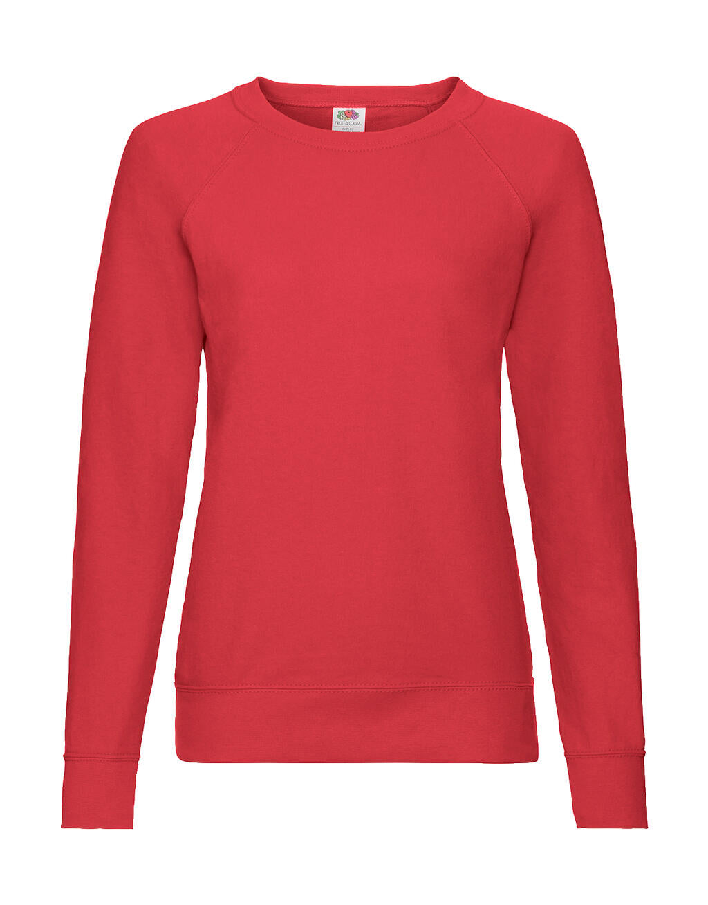  Ladies' Lightweight Raglan Sweat in Farbe Red